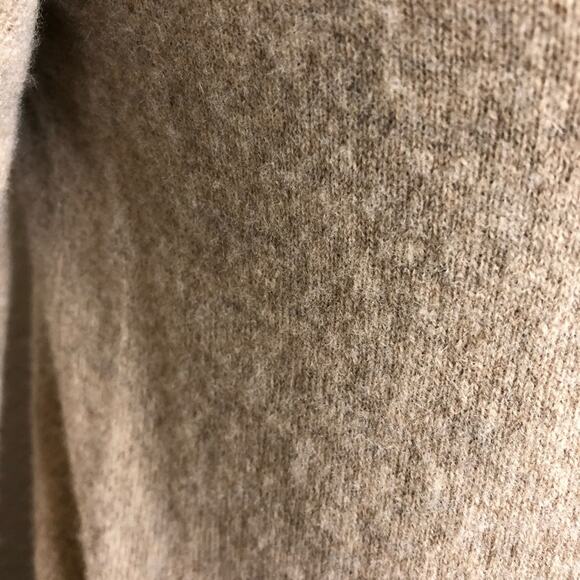 Summersalt tan cream trim hooded merino wool cashmere sweater Extra Small XS - Picture 7 of 14